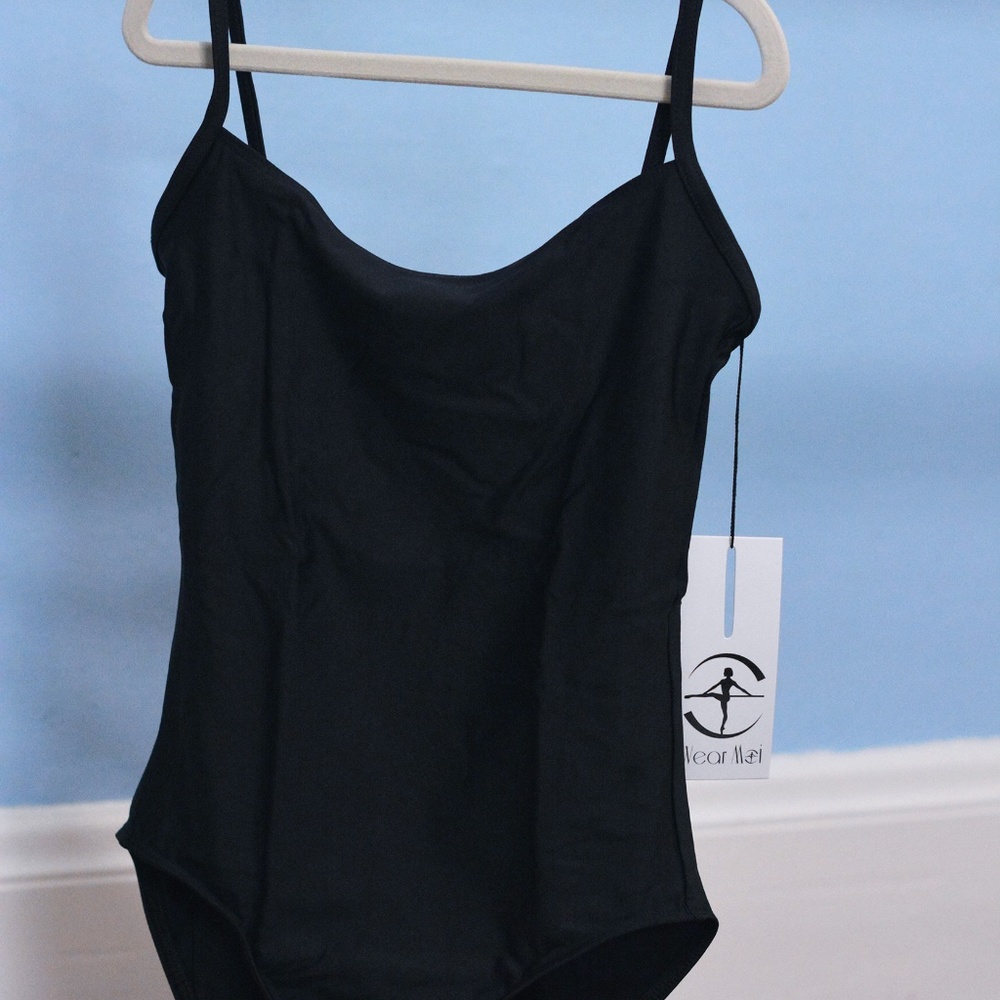 Wear Moi Diane Style Camisole Leotard Black, Women's XS